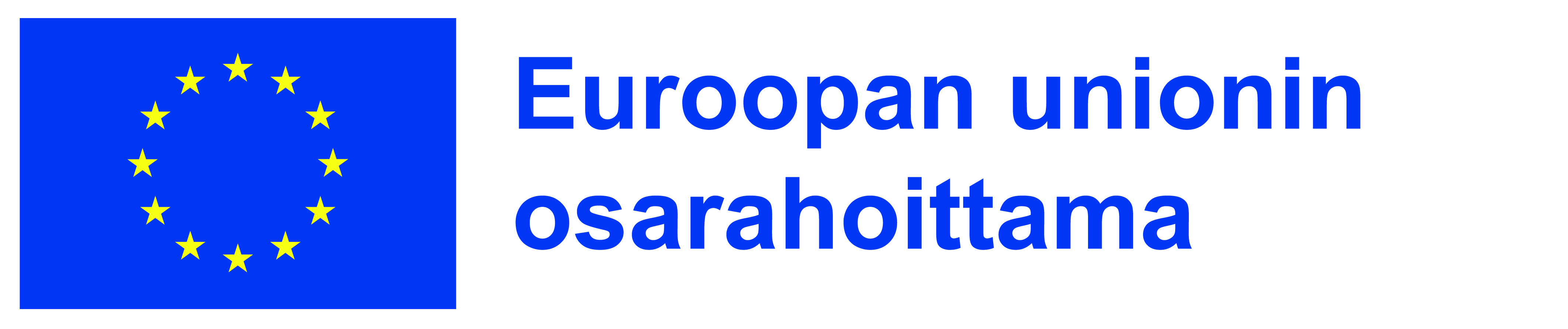 Euroopan unionin tunnus, Euroopan unionin osarahoittama.