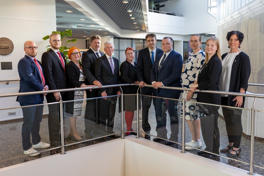 Lappeenrannan kaupunginhallituksen jäsenet.