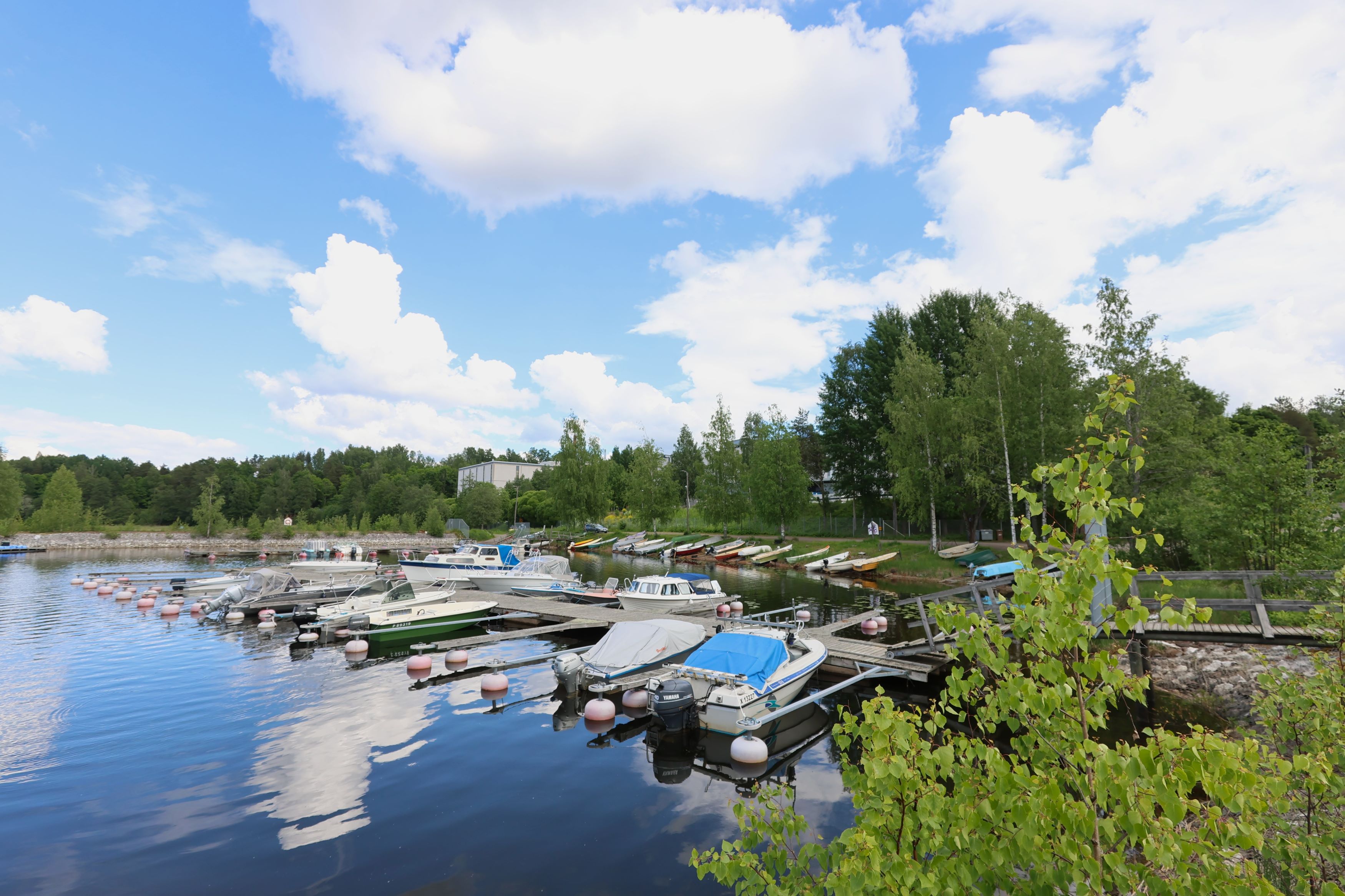 Korkkitehtaan ranta.