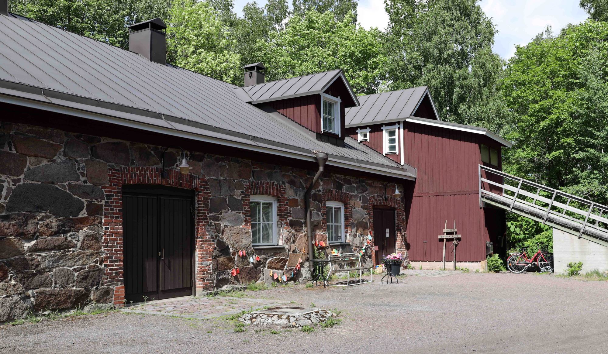 Lappeenrannan näyttelytila Galleria Pihaton julkisivu.